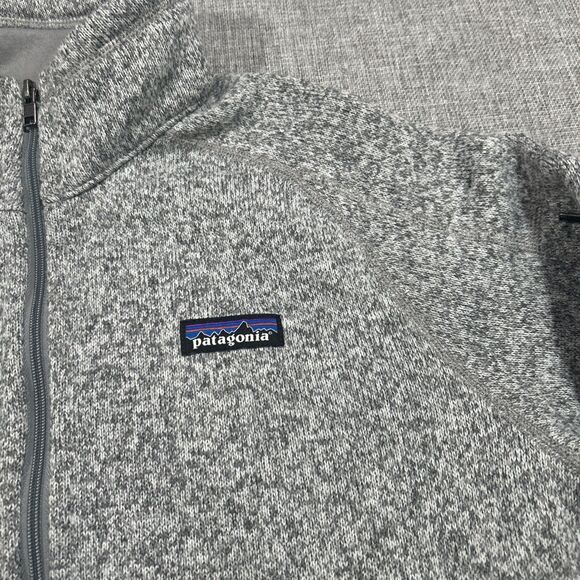 Patagonia Womens Better Sweater Size M Century Gray Fleece Full Zip Jacket 25542 - Picture 6 of 16
